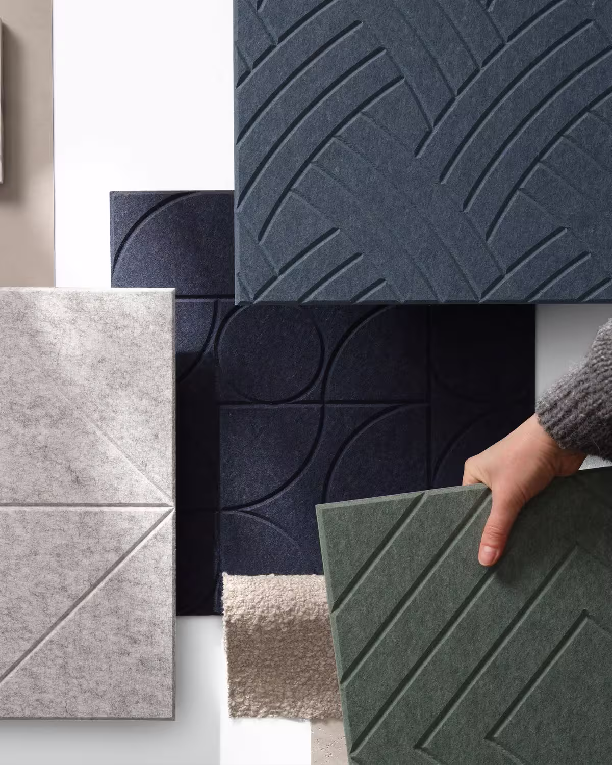 Radius acoustic fabric panel