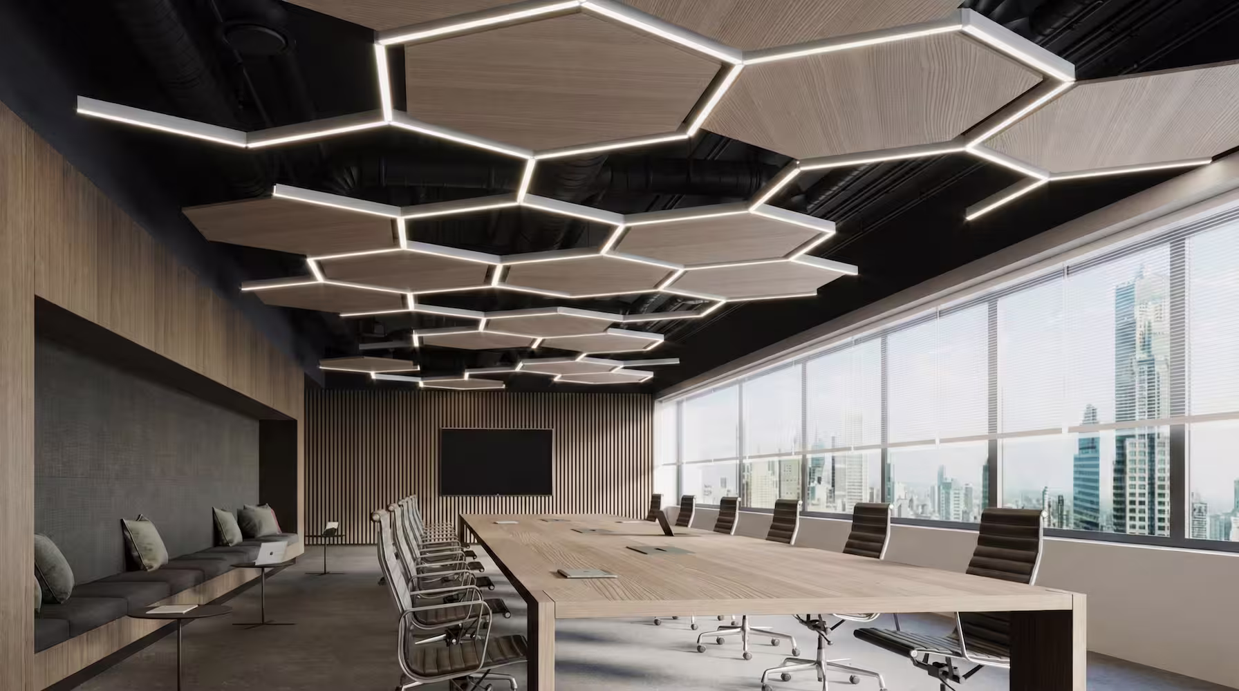 Reflective acoustic wood panel application — an aesthetic solution for sound direction and homogeneous distribution in large spaces